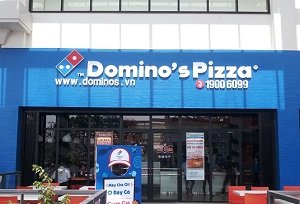 Công trình biển ốp 3D nhà hàng Domino's Pizza
